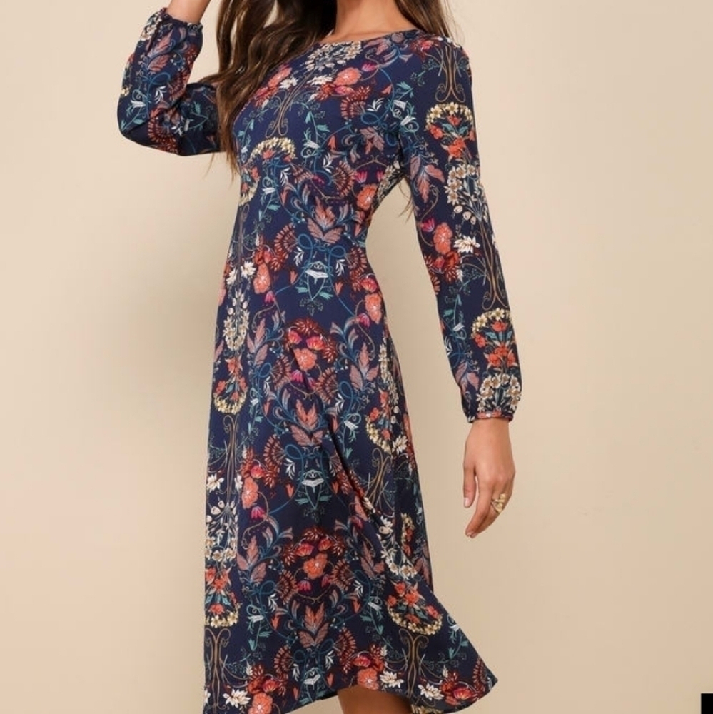 Lulu's I. Madeline Floral Dress